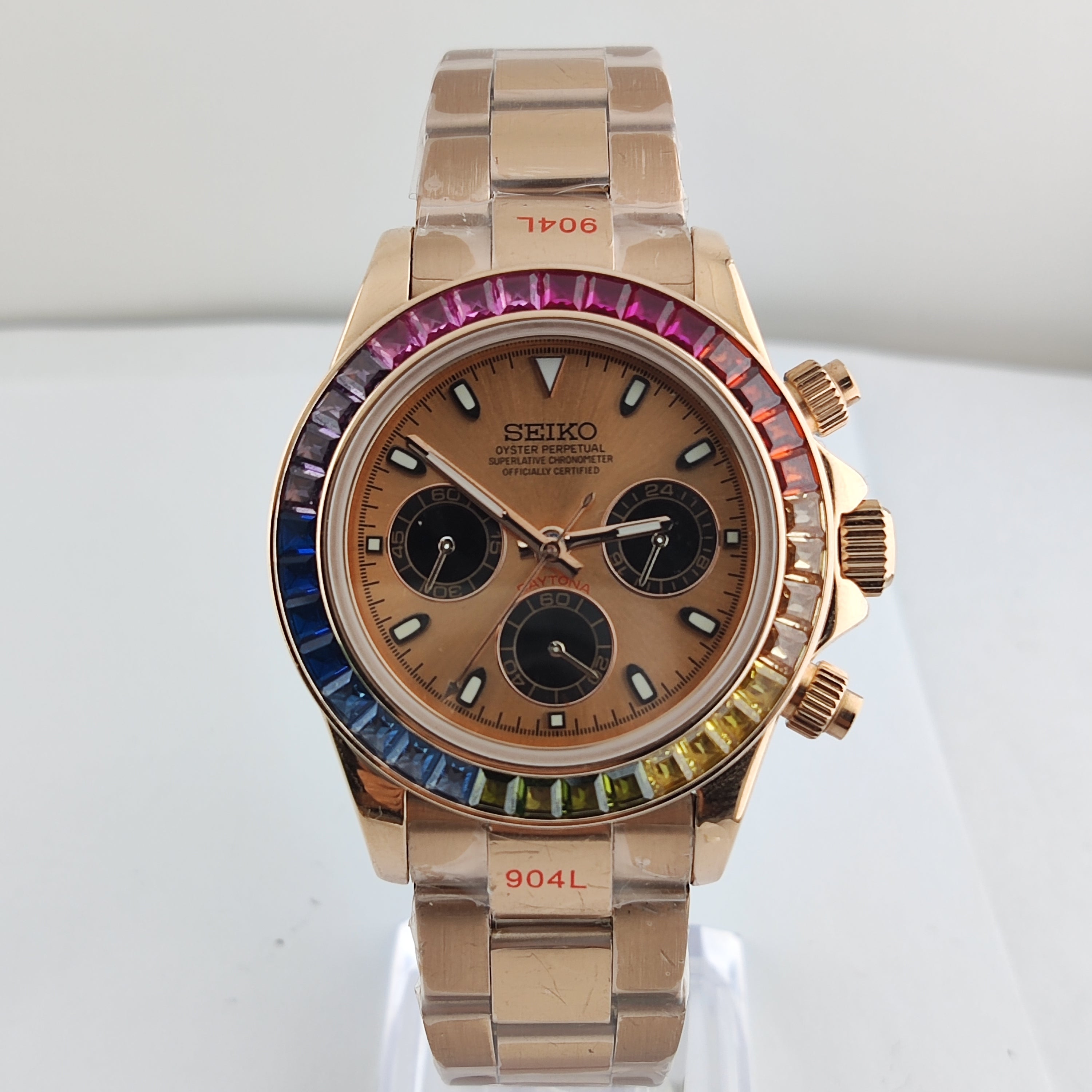 Seikomod Daytona Gold Daimond