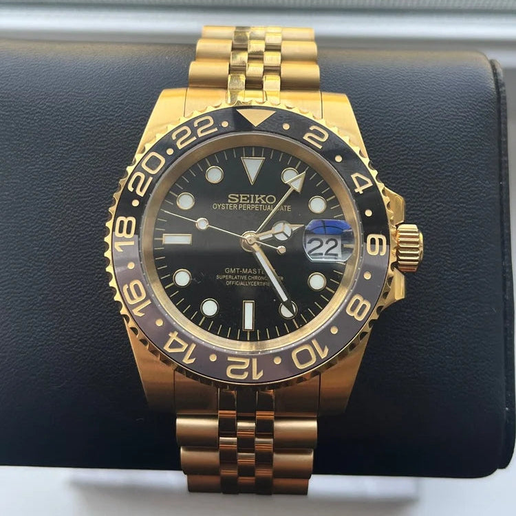 Seiko Mod GMT Gold