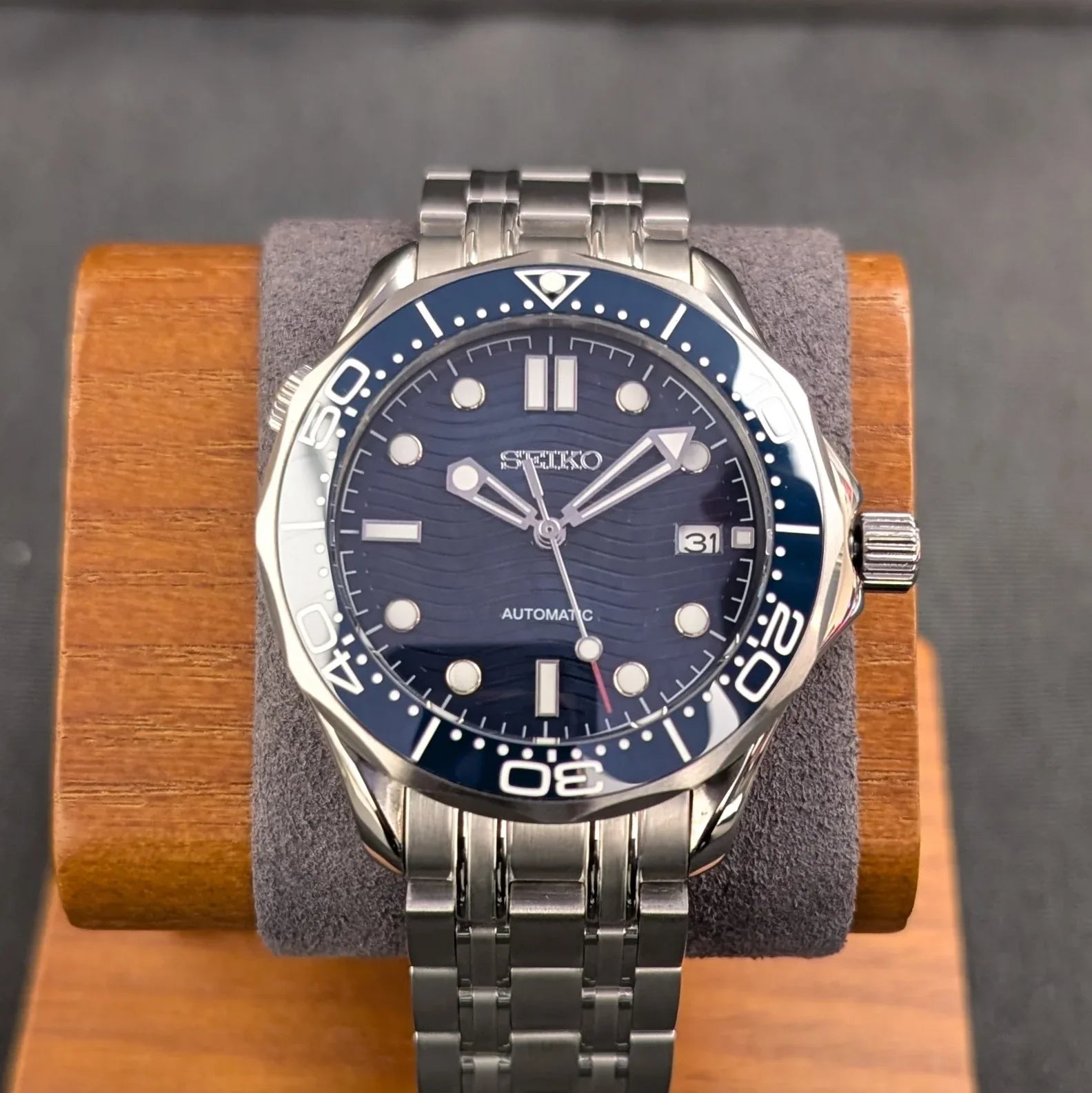 SeikoMod Sea Master Blue