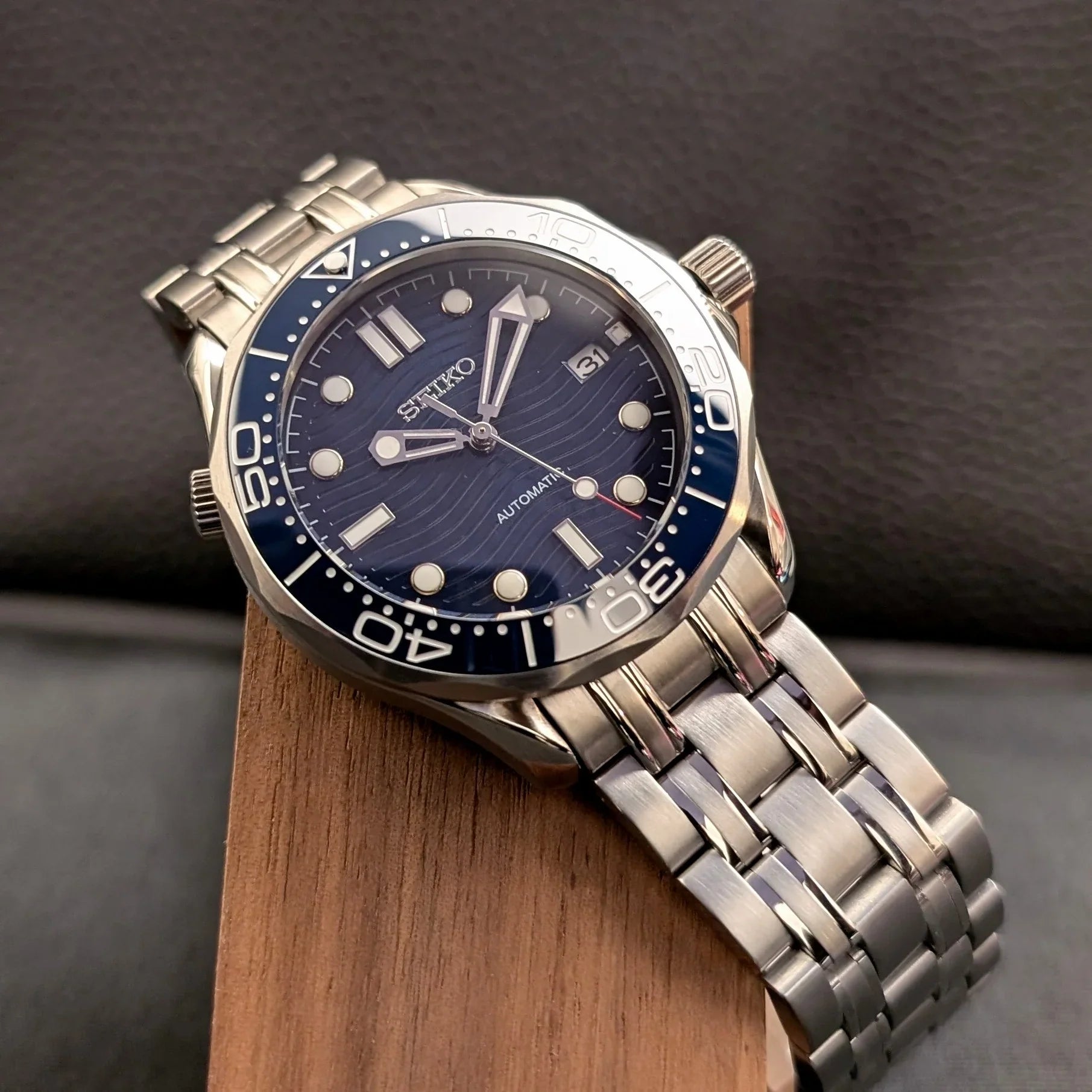 SeikoMod Sea Master Blue