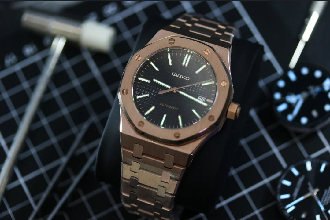 SeikoMod Royal Oak Gold