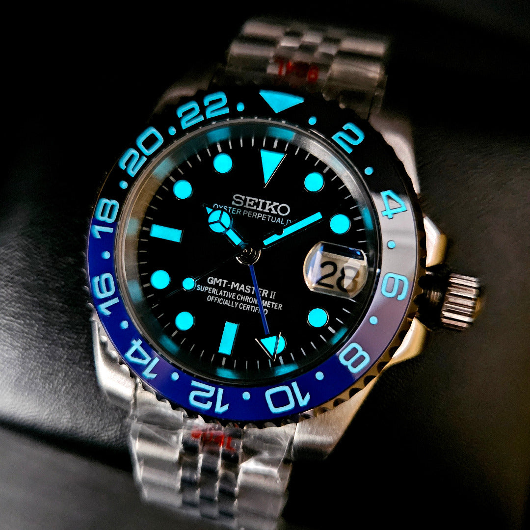 Seiko Mod GMT Batman