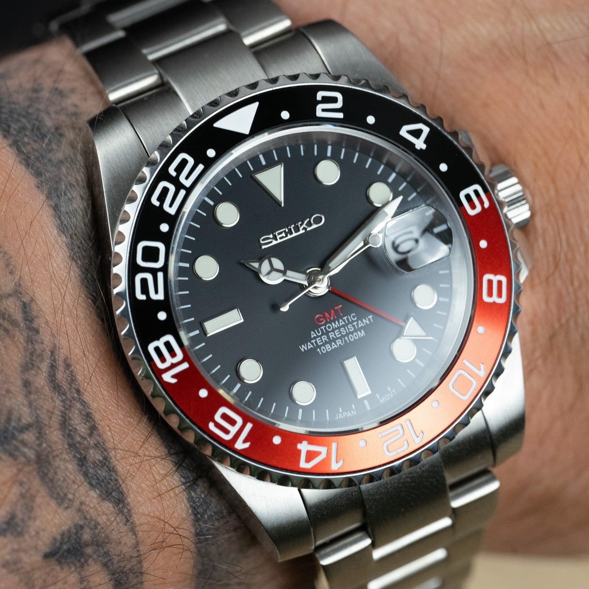 Seiko Mod GMT Cola