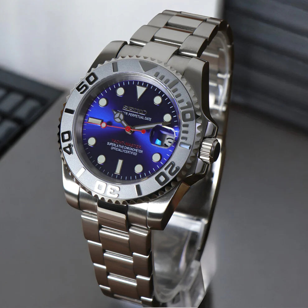 Seikomod Watch Yachtmaster Blue