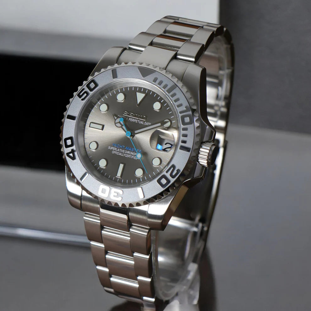 Seikomod Watch Yachtmaster Silver