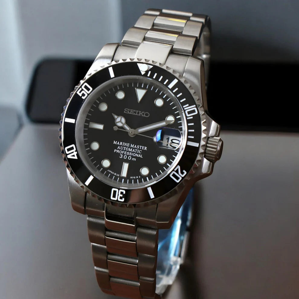 Seiko Mod Submariner Black Watch