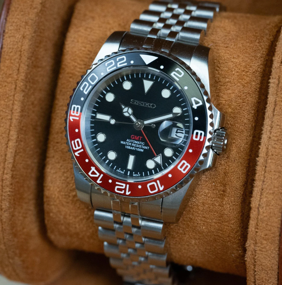 Seiko Mod GMT Cola