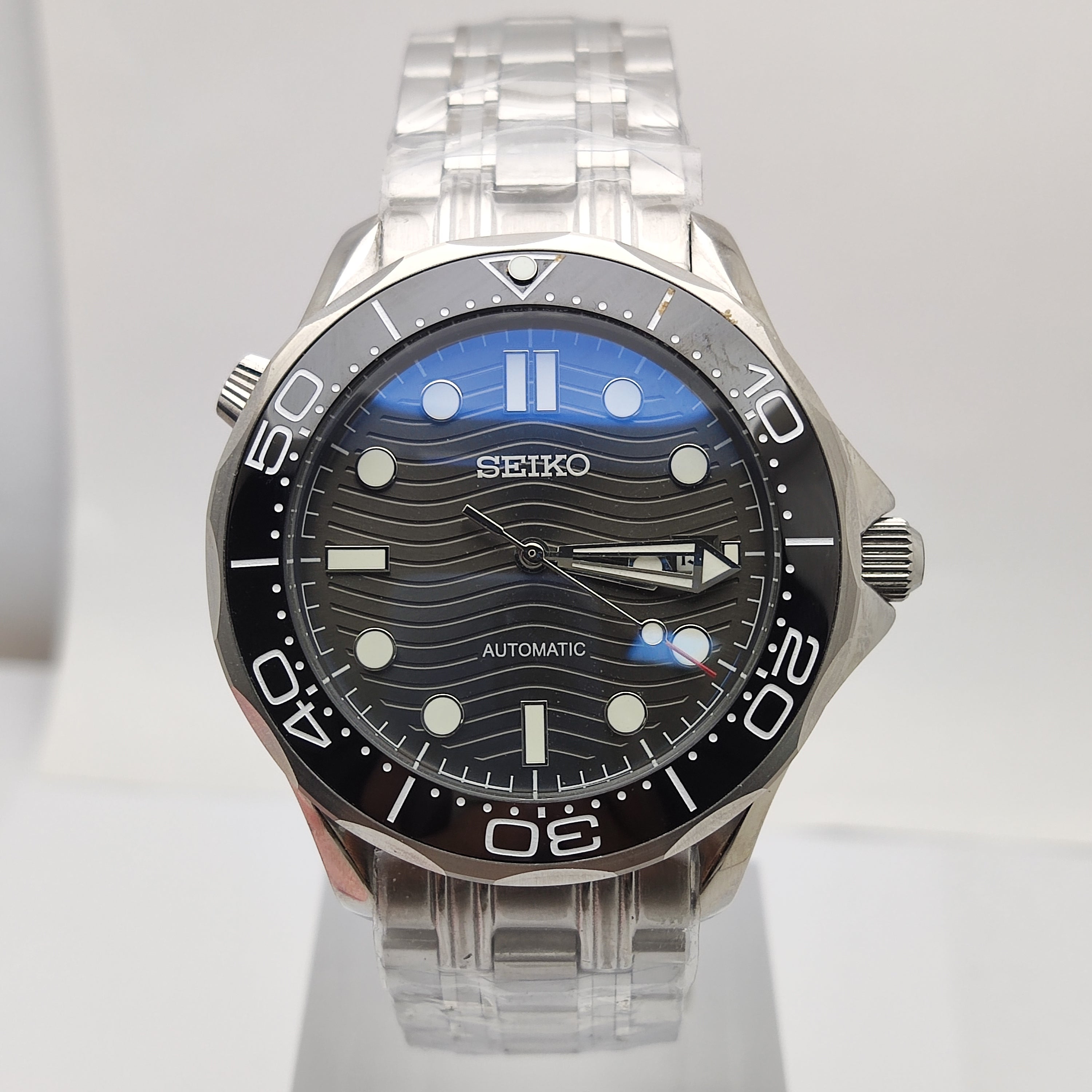 SeikoMod Sea Master Black