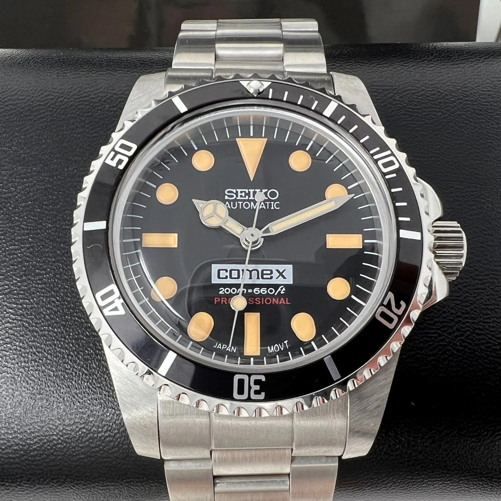 Seiko Mod Custom Vintage Submariner Comex