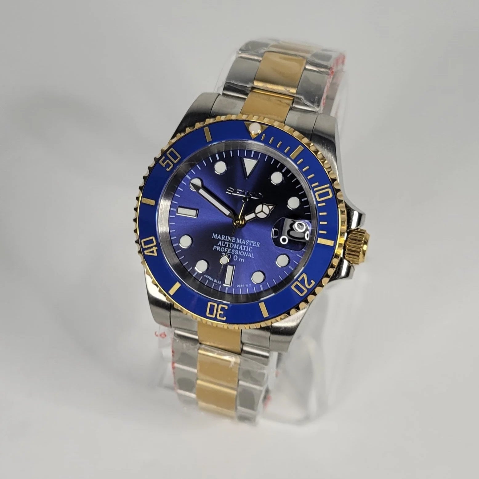 Seiko Mod Submariner Blue (Two Tones)